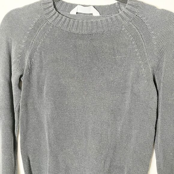 Everlane Black Cotton Sweater Crewneck Lightweight Small - Picture 3 of 5